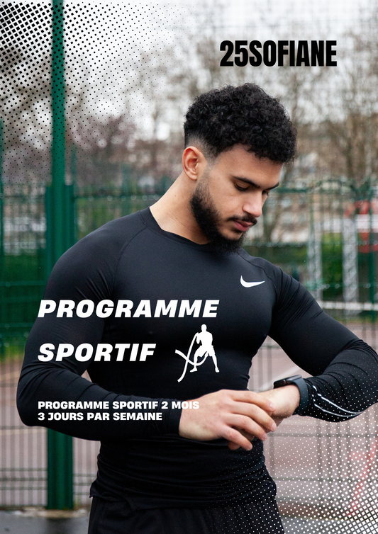 Programme Sportif 2 mois - 3 séances